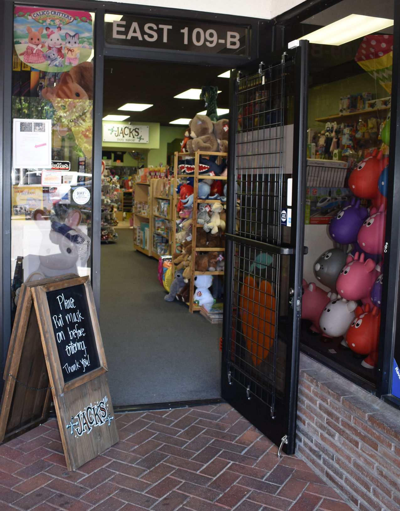 After 10 weeks, the door to Jacks Toy Shop on State Street is open again.
